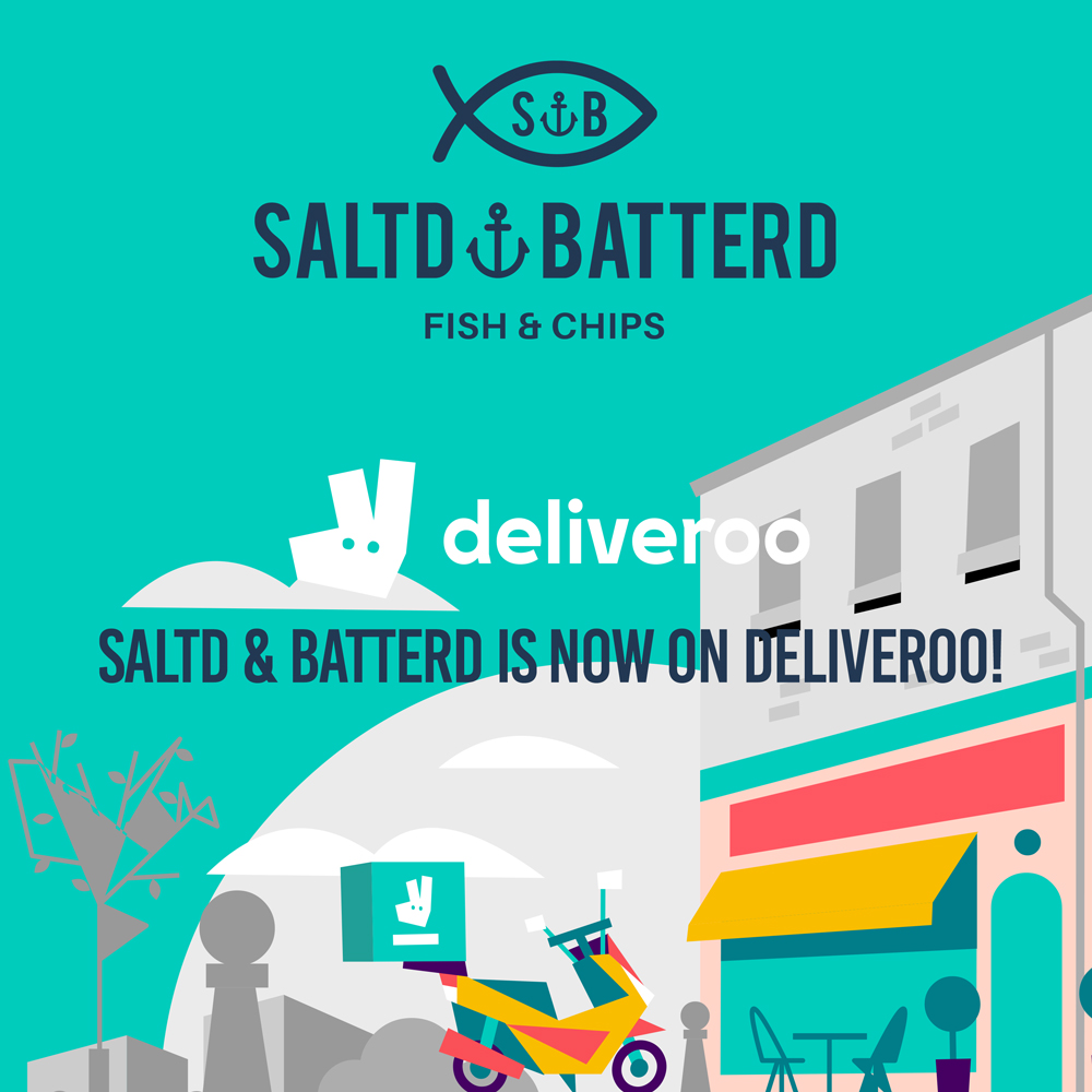 SALTD & BATTERD IS NOW ON DELIVEROO